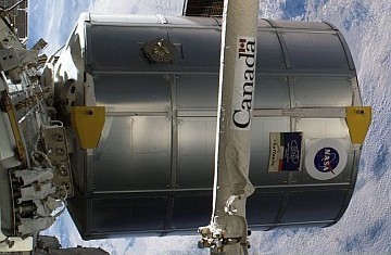 MPLM Raffaello on ISS Photo