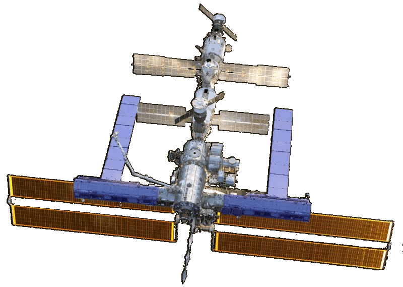 S1 and P1 Truss on Station