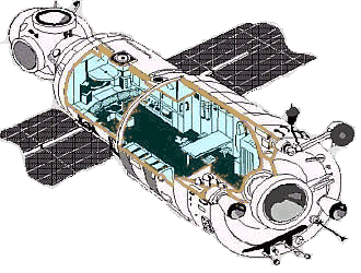 *Zvezda Cutaway drawing